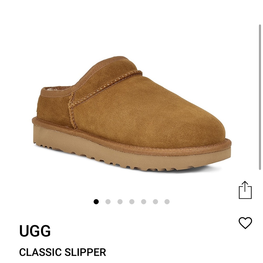 Cognac Ugg slipper